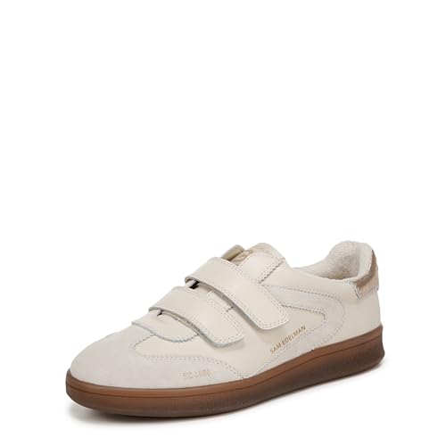 Sam Edelman Women's Talia Sneaker Modern Ivory/Lily White/Gold L 8