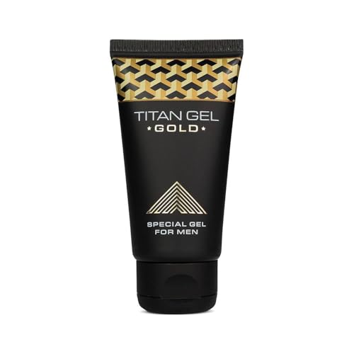 Titan Gel Gold - Le Plaisir Secret - Crema de Masaje Íntimo para Hombre - Fórmula Natural para Mejorar el Rendimiento y la Vitalidad - Cuidado Diario Masculino - 50 ml