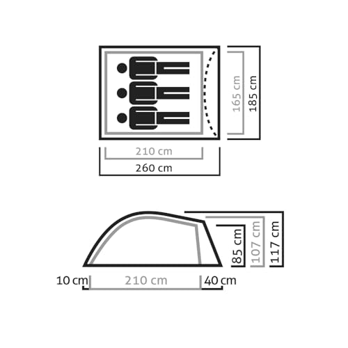 Salewa Doppelwandzelt Litetrek III – Bild 3
