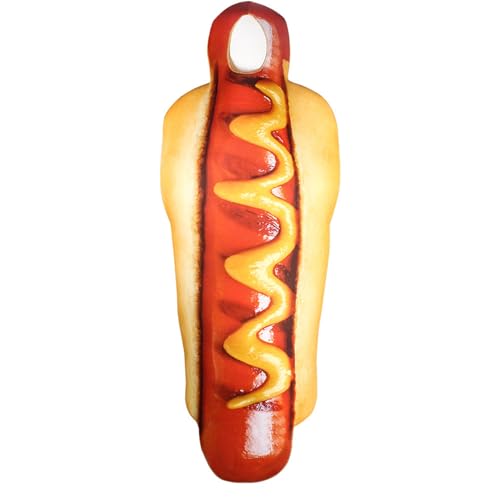 Costume de hot-dog adulte combinaison nourriture drôle d'Halloween pour homme femme