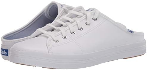 Keds womens Kickstart Mule Core Leather Sneaker, White, 8.5 US | Image 6