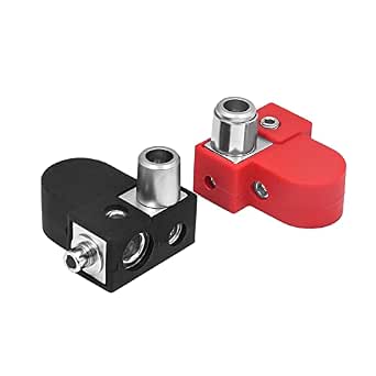 Recoil BTO Solid Brass Positive Negative Battery Terminals Adaptor Collars