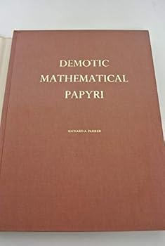 Hardcover Demotic Mathematical Papyri Book
