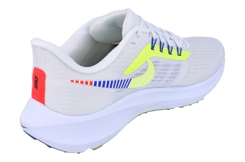 Nike Men's Air Zoom Pegasus 39 Running Shoe, White/Black-Summit White-Volt, 8.5 M US3