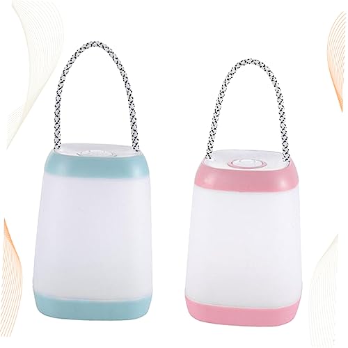 DOITOOL 2pcs Lámpara de Mesa de Noche LED Portátil miniatura 3