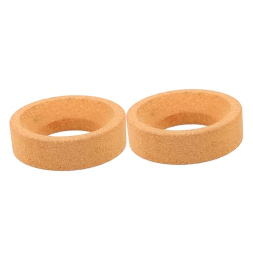 NAMOARLY 3sets Lab Flask Holder Cork Pad Flask Support Base Acid-Resistant Cork Round Bottles 2pcs*3