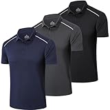 [Material] Dieses poloshirt herren ist aus leichtem, schnelltrocknendem, atmungsaktivem 4-Wege-Stretchmaterial gefertigt, das leicht ist und volle Bewegungsfreiheit bietet. Langlebig und nicht leicht zu verformen.
