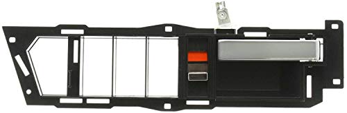 Evan Fischer Interior Front Door Handle Right Compatible With C/K Full Size P/U 90-94/Kodiak 95-02 Black W/Case And Chrme Lever #TOP20