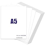 White Card A5-120 Sheets 300gsm Thick Cardstock Paper for DIY Card Making,Invitations,Postcards,Business Cards