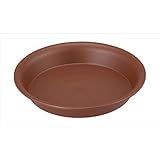 アップルウェアー プレート 受皿 陶鉢皿 8号 えび茶 奥行25.5×幅25.5×高さ3.9㎝ 鉢皿有効面19.8×19.8㎝