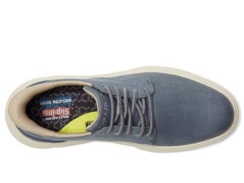 Image of Skechers Men's USA Garza - Clive Smooth Toe Canvas Bungee Lace Slip-Ins