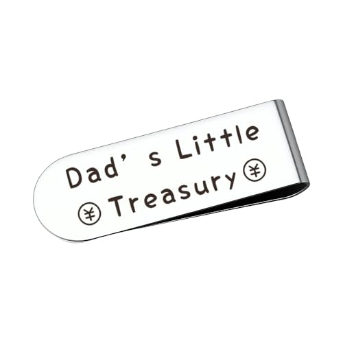 Mens Money Clip for Dad Daddy Birthday Gifts for Dad from Daughter Son, Funny Gifts for Dad Father Daddy Money Clips for Cash Clip for Money Dad Birthday Gift for Father Daddy Dads Gift Ideas