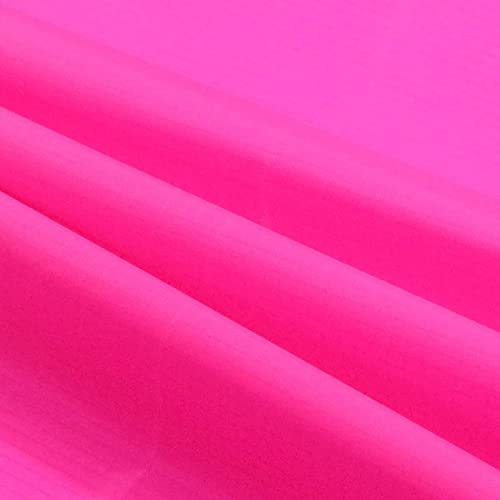 9KM DWLIFE Fabric, Pink Waterproof Ripstop Nylon Fabric 40D, 60x39