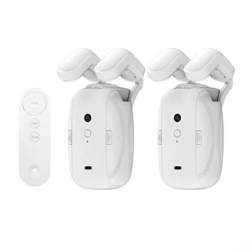 Smart Automatic Curtain Opener Remote Controlled Electric Curtain Opener Upgraded High-Performance Curtain Robot Motor with Remote Control Only Electric Curtain Opener Roman Rod/TU(2PC TU)(2PC Roman p