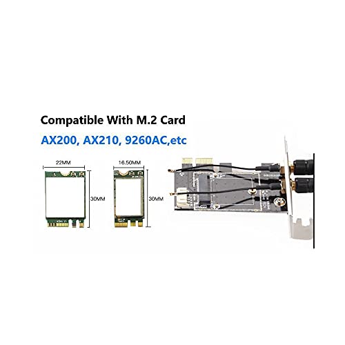 M.2 a PCI Express Wireless Adapter Converter con