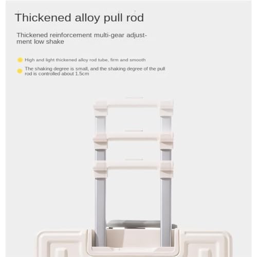 Suitcase Fashionable Multifunctional Large Capacity Trolley Case Aluminum Frame Password Box 22 Inches Travel Suitcase Tags(Black)2