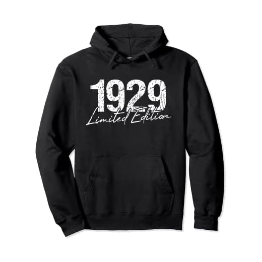 Cumpleaños 1929 Edición limitada Regalo Usado Grunge Vintage Sudadera con Capucha