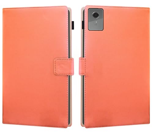 Image of TGK Flip Cover for Lenovo Idea Tab Plus 12.1 inch Tablet Case TB361FU TB361ZU with Stylus Holder (Peach)