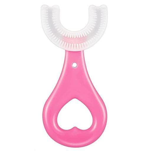 U-Shaped Toothbrush for Kids | Soft Silicone Brush Head | Manual Whitening Toothbrush for Toddlers & Children (2–6 Years) | Gentle Oral Care & Mouth Cleaning – Multicolor-image-23