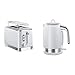 Russell Hobbs Set Petit Déjeuner Bouilloire et Grille-Pain Toaster XL Inspire - 24360-70 et 24370-56