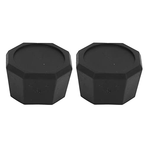 VGEBY 2pcs Tennis Racket Butt Cover, Tennis Dampener Tennis Racket Silicone End Cover to Reduce Vibration for Racquetball Racket