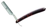 Klingenlänge: 7.5cm PUMA Erwachsene Rasiermesser, Carbonstahl, Klingenbreite 1,8 cm, (5/8 Zoll), Schildpatt-Celluloid Griff, Mehrfarbig, One Size