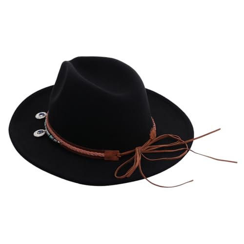 Woolen Jazz Hat for Women British Style Vintage Cap Comfortable and Breathable Design for Autumn and