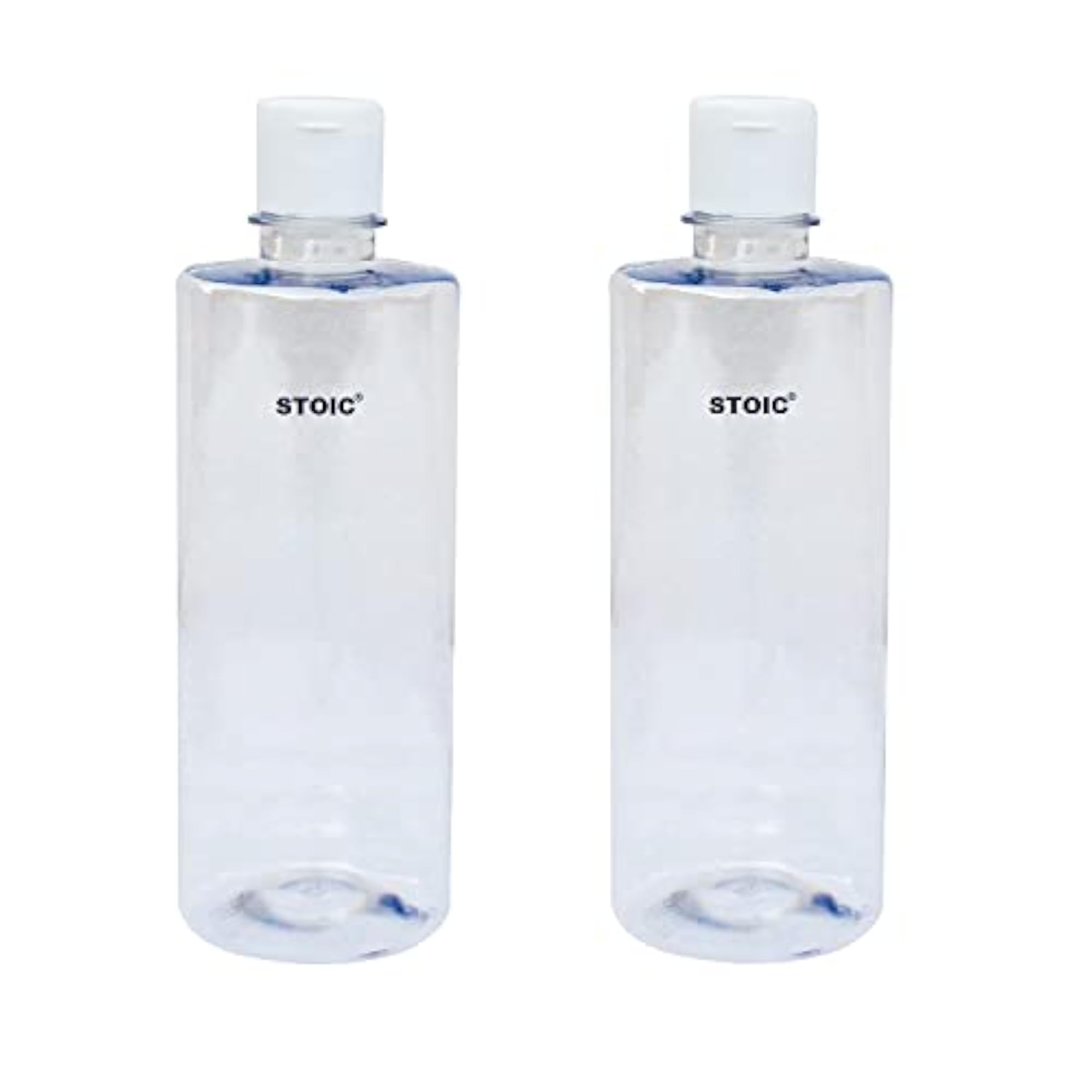 500ml Clear Plastic Refillable Mini Bottle with Flip Cap