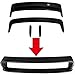 Ombialo Rear Trunk Spoiler Wing Compatible with BMW 3 Series E36 1992-1998 M3 1994-1999 2 Door and 4 Door ZR1 Extended High PG Style Rear Trunk Spoiler Wing Lip Kit Gloss Black