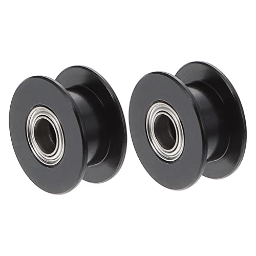 CIYODO 2pcs 20 20 Tooth Pulley CNC Lathe Bearings Milling Machine Idler Pulley Synchronous Timing Wheel 3D Printer Roller Wheels Idler Timing Pulley Plastic Pulley 2gt Pulley Abs