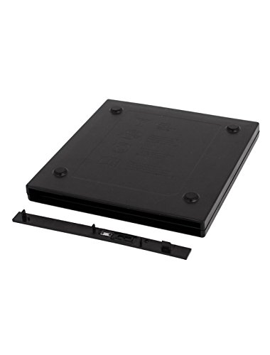 Ruilogod Caja Externa USB 2.0 para Unidad Óptica 9.5mm IDE miniatura 4