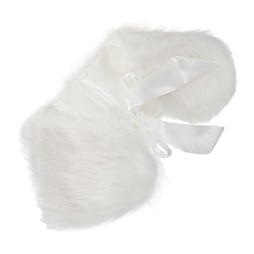 NOLITOY Little Girls Faux Fur Shawl Boys and Girls Winter Accessory Decorative Wrap Shawl