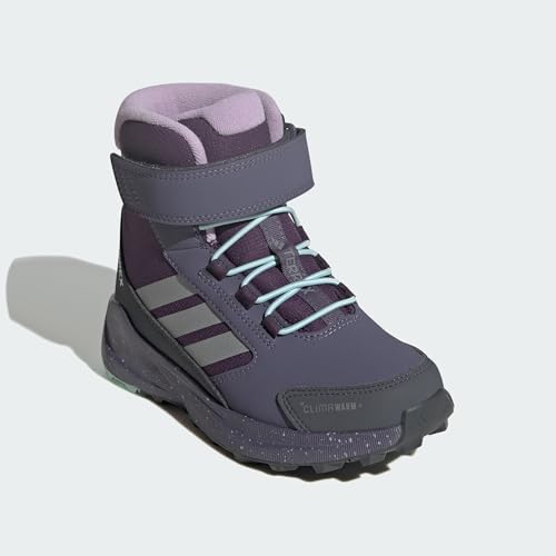 adidas Mixte Enfant Terrex Trailmaker 2 High Climawarm+ Kids, Aurora Plum/Matte Silver/Semi Flash Aqua, 31 EU
