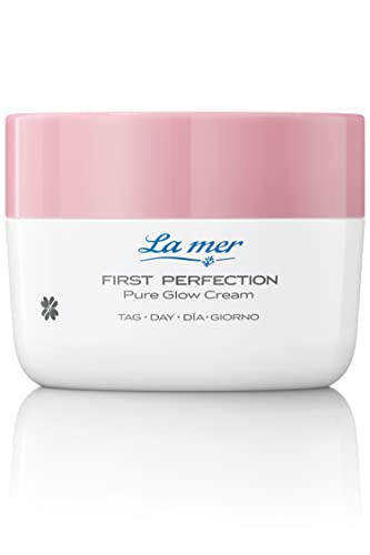 La mer First Perfection Pure Glow Cream Tag - Crema de día contra los primeros signos de envejecimiento - Protege contra la luz azul oxidativa - Aporta una tez mate - Para una piel radiante - 50 ml