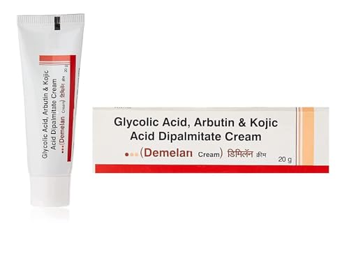 NC Glycolic Acid and Arbutin & Kojic Acid Dipalmitate Deme-lan Cream 20 GM