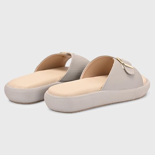 Image of Centrino Women's Sandals | Elegant Stylish Slip-On Chappals for Ladies |Lightweight & Breathable Slippers /Flip-Flops| Durable Outdoor Synthetic Casual Wear,Party and Formal Occasions(9322)
