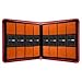 Ultra Pro E-15743 Ultra Pro-12 Pocket Zippered Pro Binder-Red, M