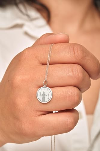 Collier Balance de la Justice argent sterling 925 symbole de valeurs - 3