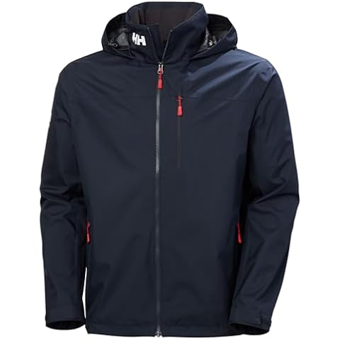 Helly-Hansen Men's Crew Hooded Jacket 2.0, 597 Navy, Large Cover