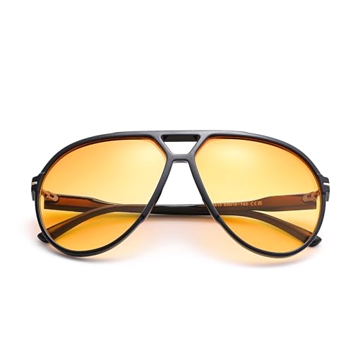 Aviator Sunglasses for Women Men Retro Oversized Classic 70s Vintage Trendy Square Aviators Sun Glasses4