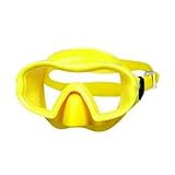 No applicable Mares 411247 411247-Mascara Gafas Buceo Blenny Color Amarillo, Adultos Unisex, Talla Única