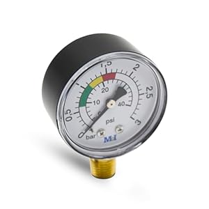 DOJA Barcelona Pool-Manometer 1/4' 0-3BAR/PSI