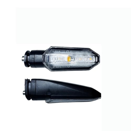 Clignotant moto eau courante ambre séquentiel avec feu diurne 12V