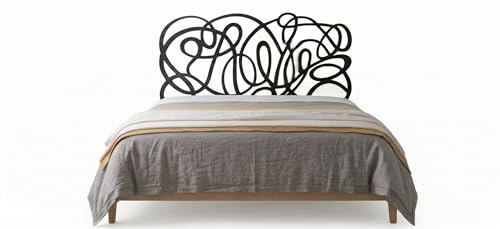 El Herrero Cabecero de Forja Corte Láser Gaudí | Cabezal para Cama de Matrimonio e Individual | Producto Artesanal de España