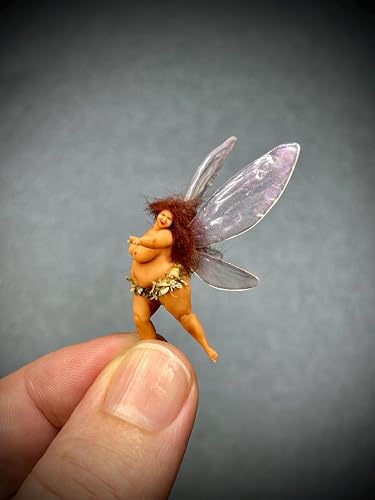 Figurine de fée Jezzabelle miniature 30 mm statuette fantastique peinte à la main