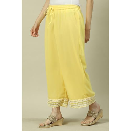 Image of Rangriti Women's Polyester Palazzo