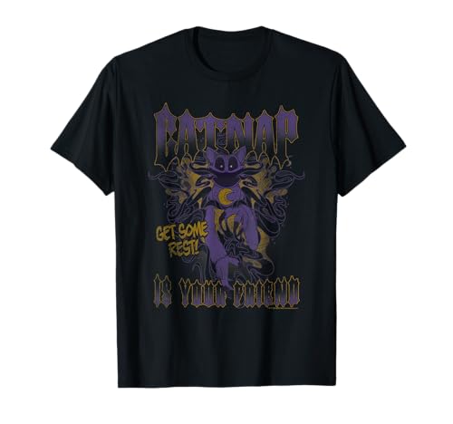 Poppy Playtime Cat Nap is Your Friend Get Some Rest Distress T-Shirt