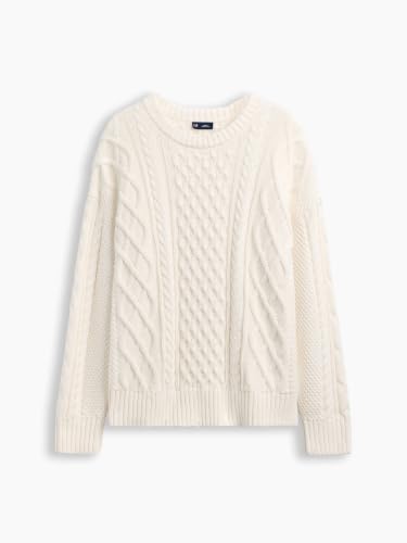 Image of Gap Women's Cable Crewneck Sweater