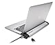 Kensington K64453WW Laptop-Locking Station 2.0 mit MicroSaver 2.0 für Apple MacBooks und ultraflache Notebooks Silber/Schwarz