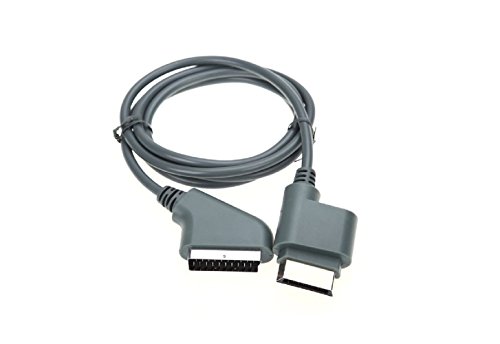 Câble péritel AV RGB Scart pour Microsoft XBox 360 + sortie optique - 1,80 mètre